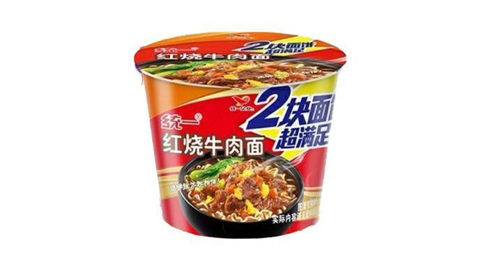 统一来一桶2块面饼红烧牛肉面 140g/桶