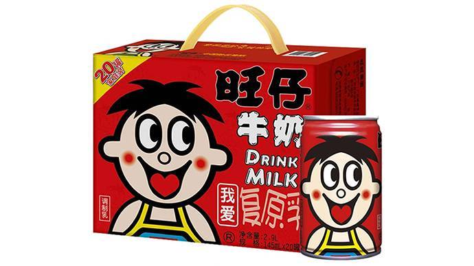 【任选3件100元】【特价到8月】罐装旺仔牛奶 145ml*20罐/箱