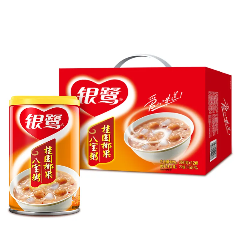 银鹭八宝粥桂圆椰果八宝粥360g*12罐/件 1/箱