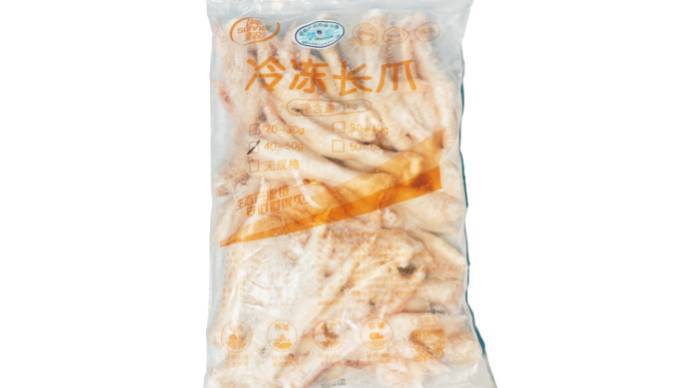 圣农 冷冻长鸡爪 鸡脚 1000g/袋