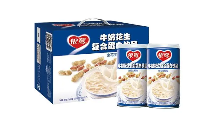 银鹭花生牛奶360g 12罐/提
