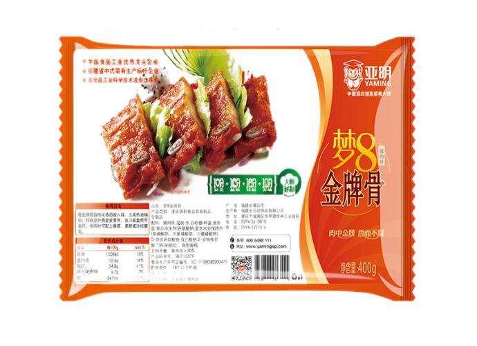 亚明梦8金排骨   400g/包