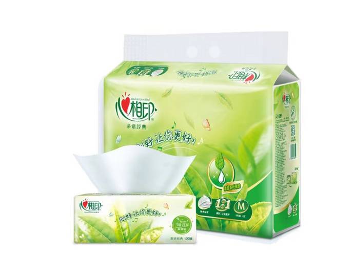 心相印茶语经典抽纸s码   110抽*6包/ 提