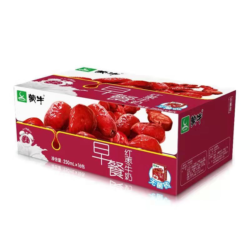 特价【3月日期】蒙牛早餐奶250mL*24盒红枣