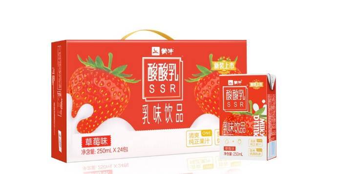 蒙牛酸酸乳草莓   250mL*24盒