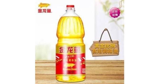 金龙鱼黄金比例食用植物调和油 1.8L/桶