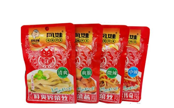 凤娃脆口榨菜芯(爽脆）80g/包