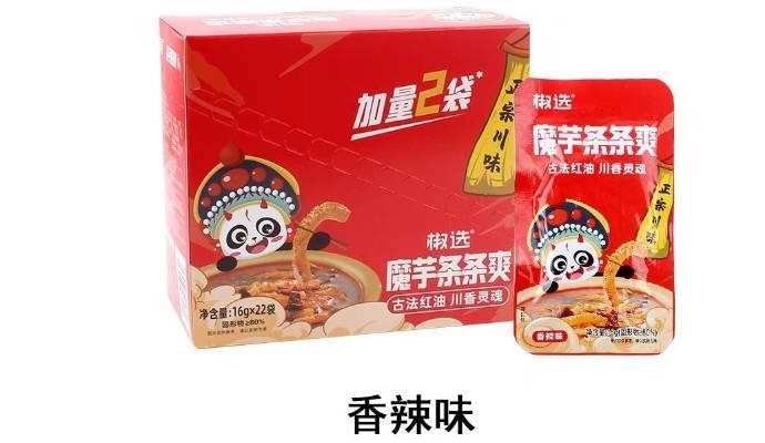 椒选魔芋条条爽香辣味   16g/包