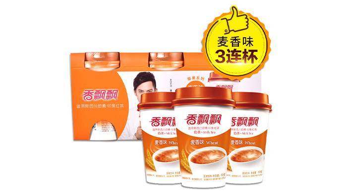 香飘飘经典麦香味80g 3连杯