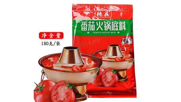 德庄牛油番茄火锅底料 180克/袋