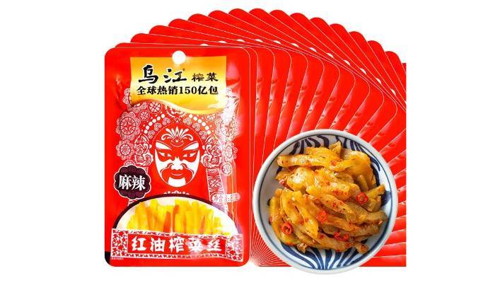 乌江红油榨菜丝麻辣味     60g/袋