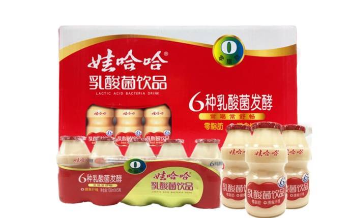 娃哈哈乳酸菌饮品    100ml*5瓶/排