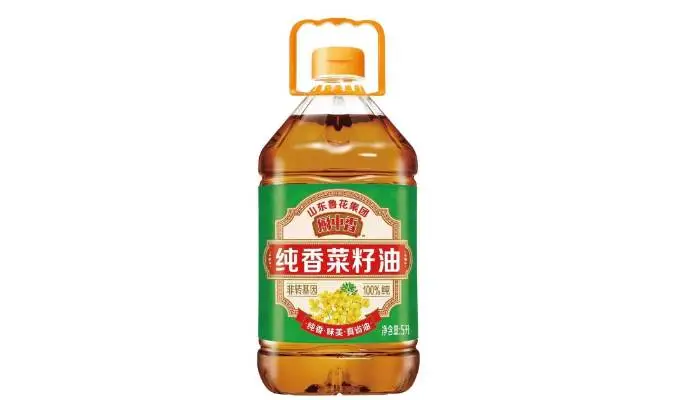 鲁花厨中香非转基因纯香菜籽油食用油    5L/桶