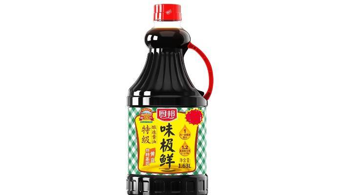 厨邦味极鲜1.63L 特级生抽黄豆酿造酱油点蘸凉拌炒菜家用调味品