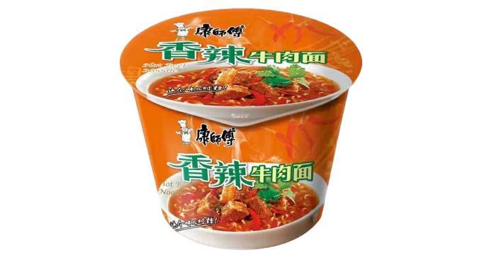 康师傅 香辣牛肉面 108g/桶