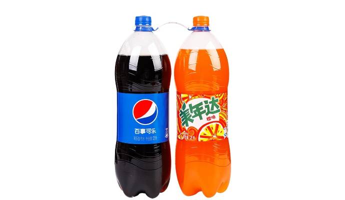 百事可乐2L百事+2L美年达/组