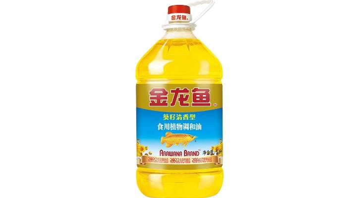 金龙鱼葵花籽清香型食用植物调和油5L/桶