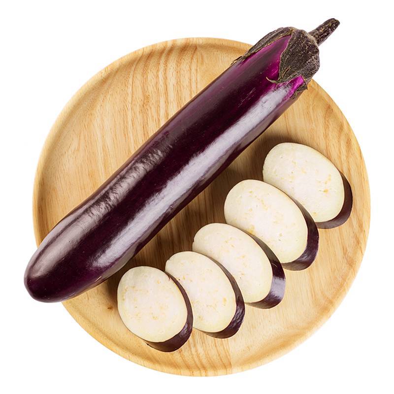 新鲜中号紫茄子 500g-600g/份