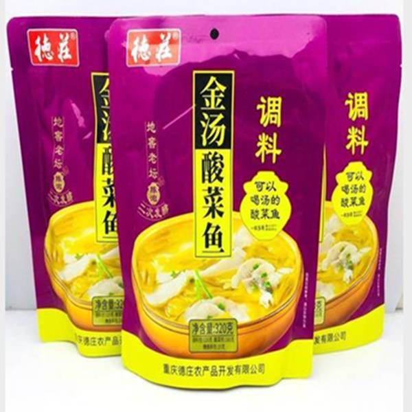 德庄金汤酸菜鱼   320g/包