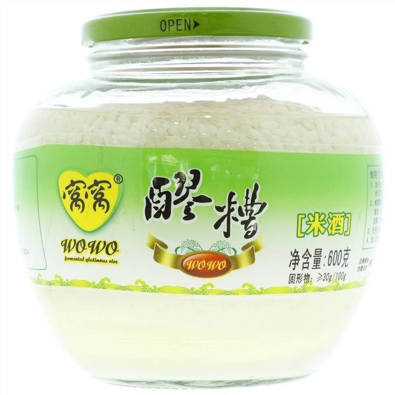 四川巨龙窝窝原味酒酿醪糟米酒    600g/罐