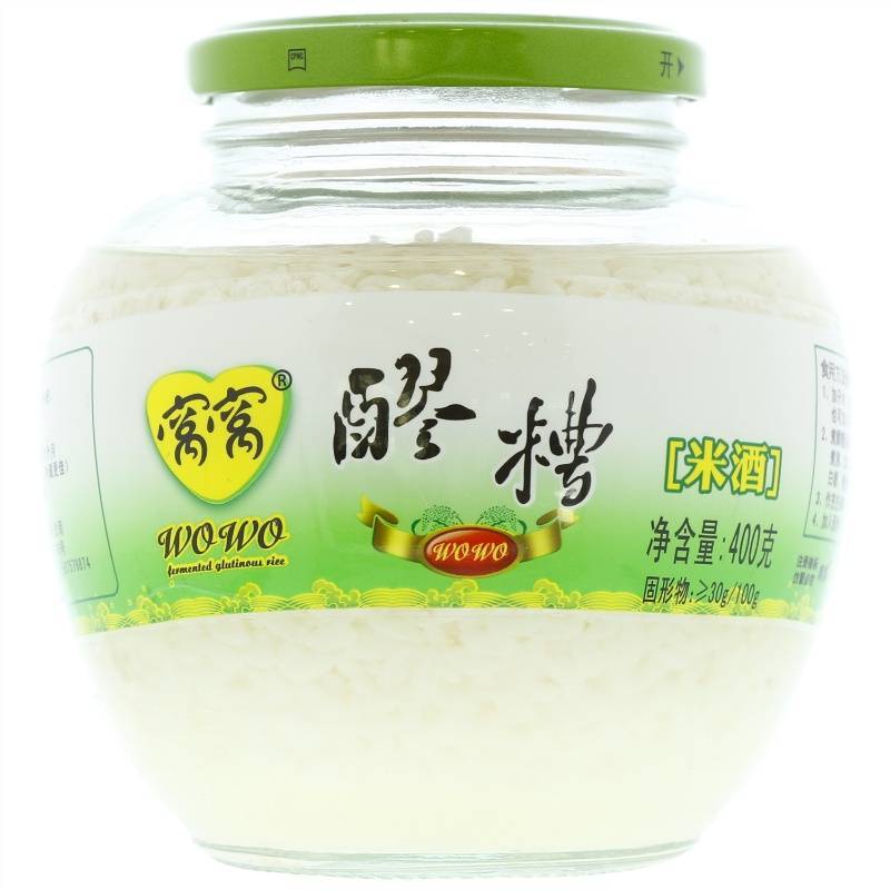 四川巨龙窝窝原味酒酿醪糟米酒   400g/罐