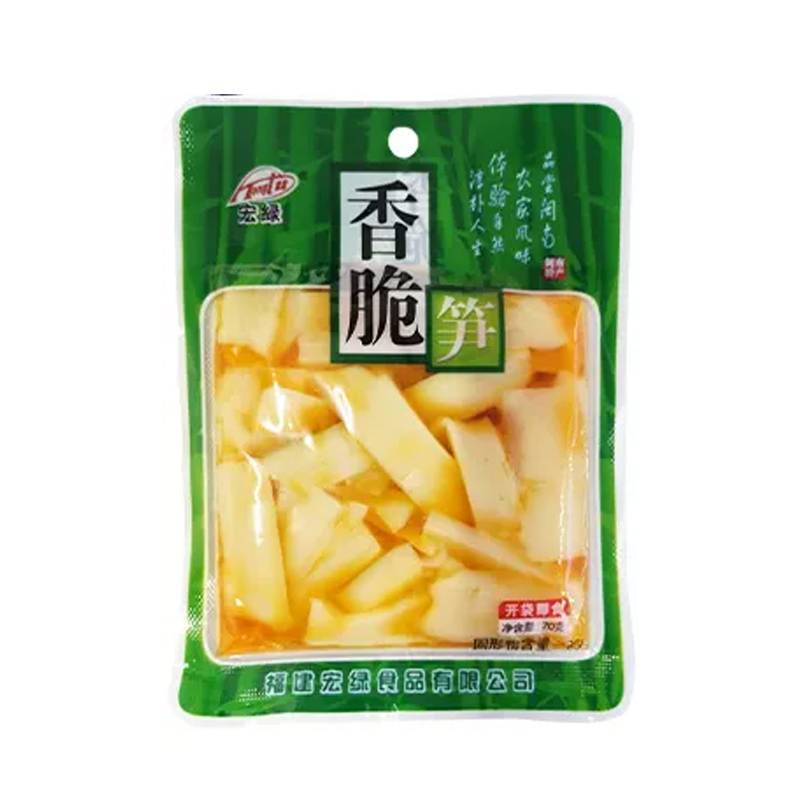 宏绿香脆笋   70g/包  清粥配饭榨菜开味小菜下饭菜