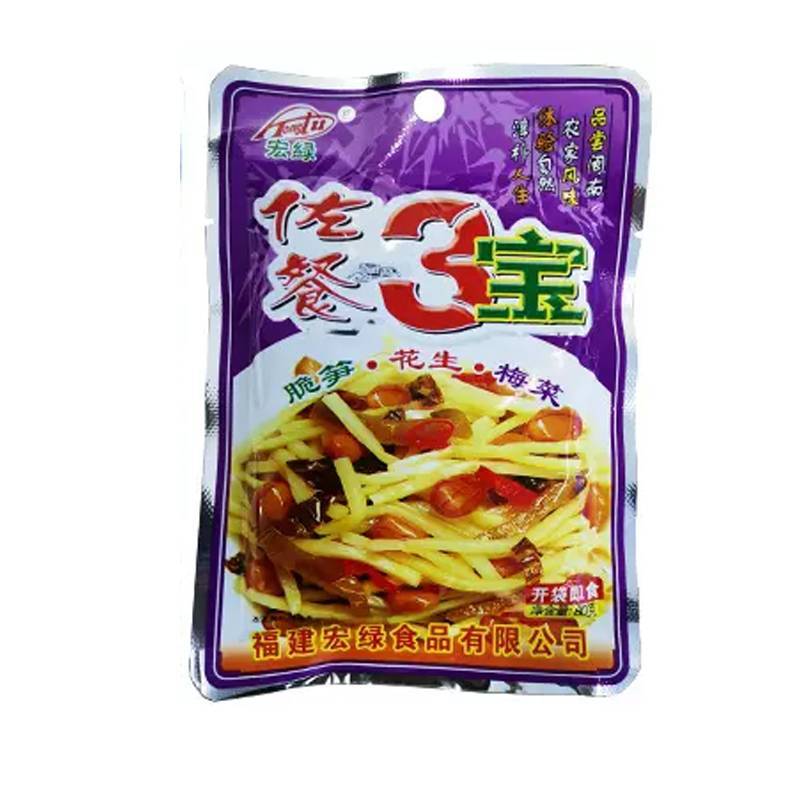 宏绿佐餐3宝    80g /包 清粥配饭榨菜开味小菜下饭菜