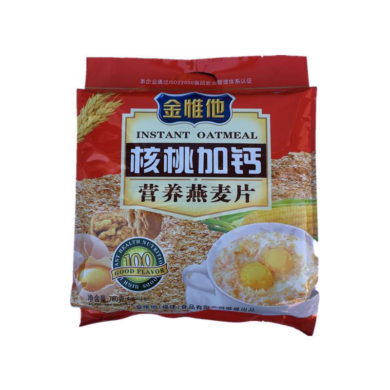 金惟他核桃加钙燕麦片   780g /包