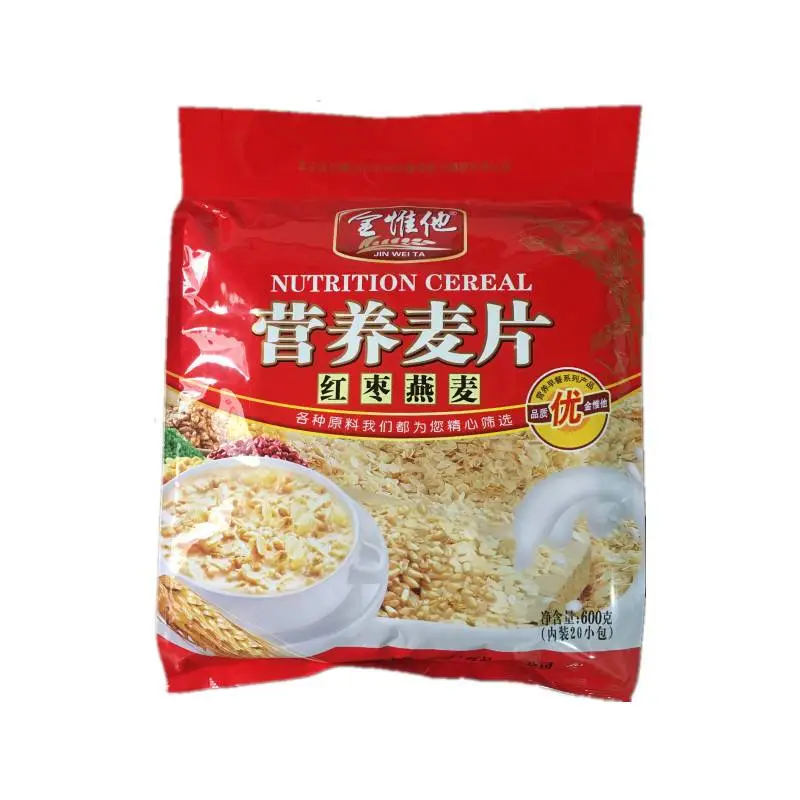 金惟他牛奶加钙红枣燕麦即溶营养麦片600g 1/包