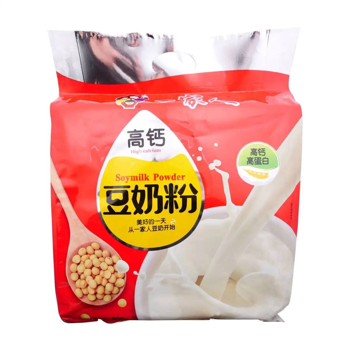 一家人豆奶粉牛奶高钙豆奶800g/袋(内23小包) 1/包