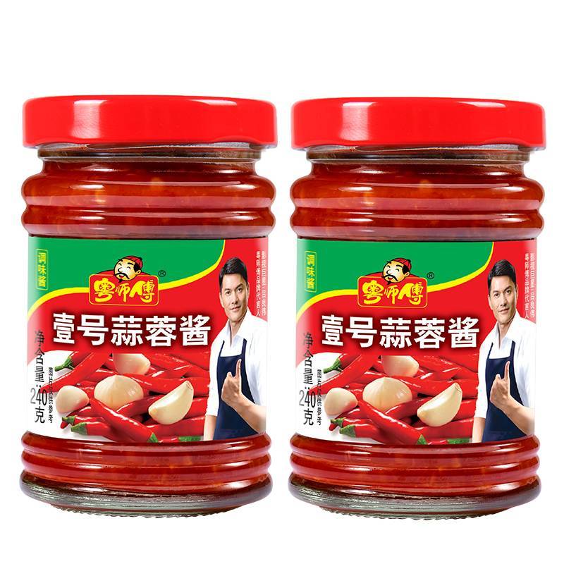 粤师傅壹号蒜蓉酱调味料   240g/瓶