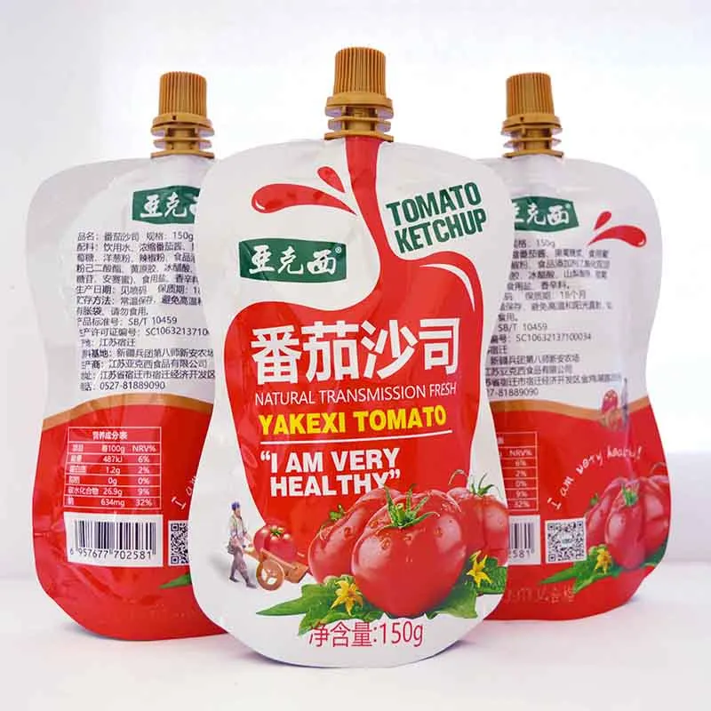 亚克西0脂肪番茄沙司  150克/袋    