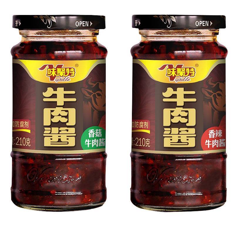 味聚特香菇牛肉酱   210g/瓶