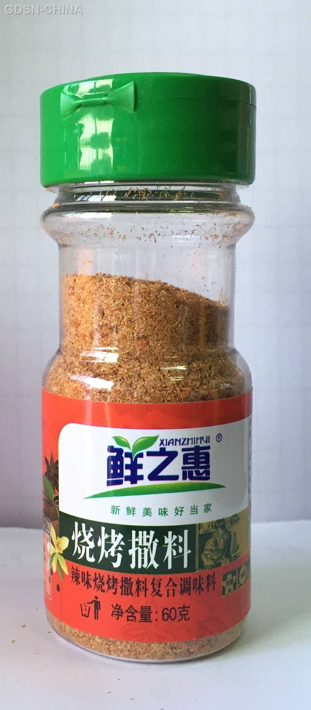 鲜之惠烧烤撒料(辣味)   60g/瓶