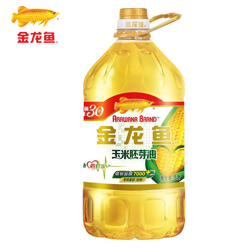 金龙鱼非转基因玉米胚芽油   5L/桶
