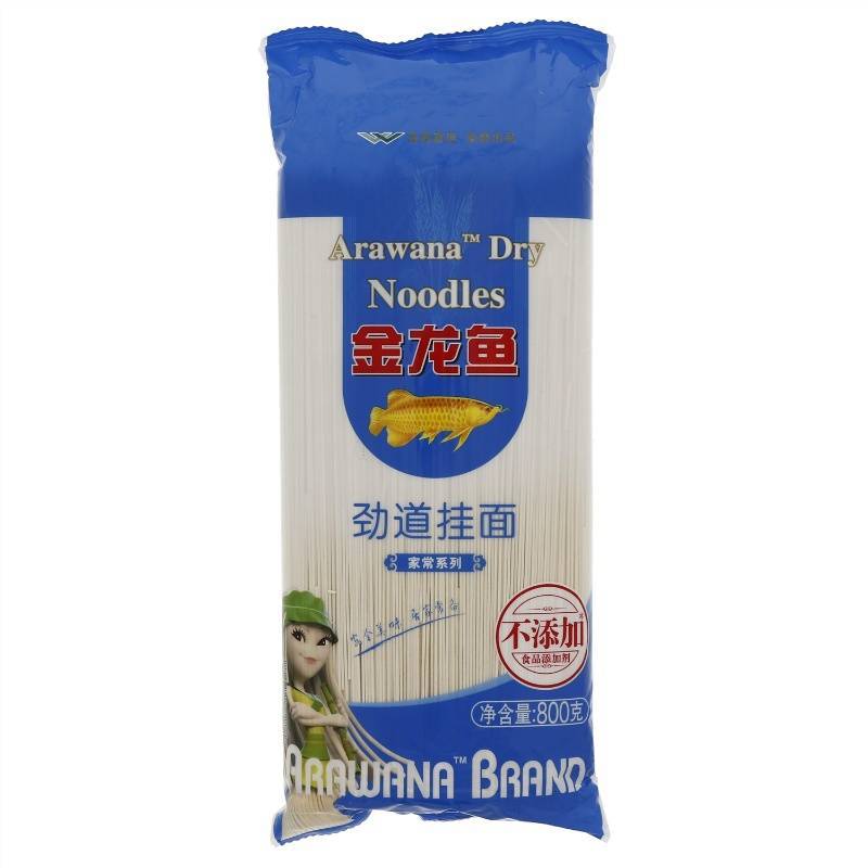金龙鱼面条家常劲道挂面（圆面）  800g/包
