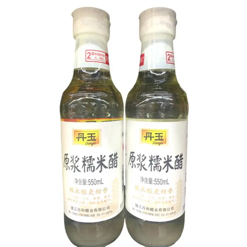 丹玉镇江原浆糯米醋550ml 1/瓶