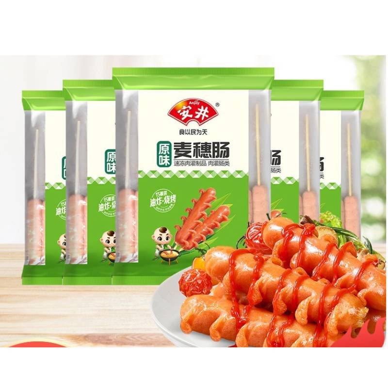 安井黑椒麦穗肠   1050g/袋
