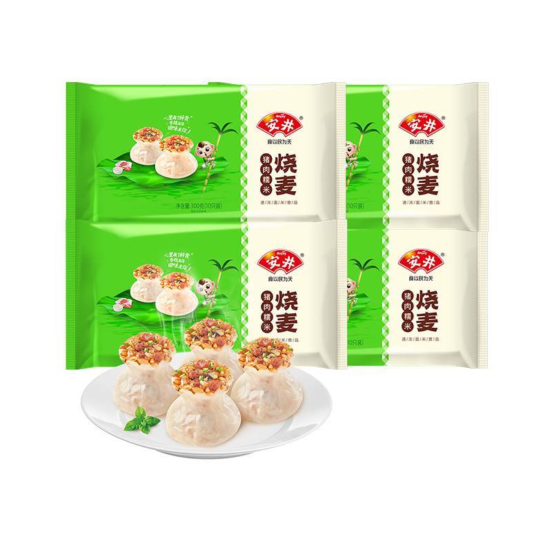 安井猪肉糯米烧麦300g/袋