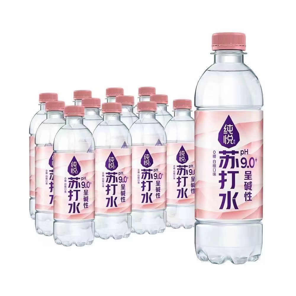 可口可乐纯悦苏打水白桃味   450ml瓶