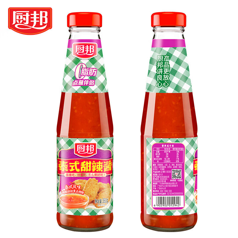 厨邦泰式甜辣酱酸甜微辣沙拉酱   360g/瓶