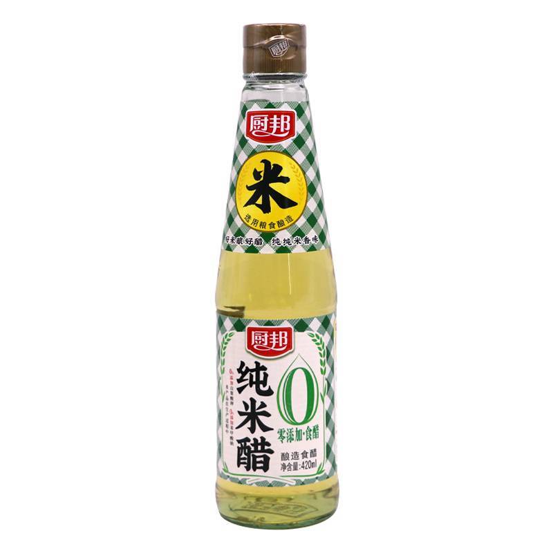 厨邦0添加纯米醋   420ml/瓶装 
