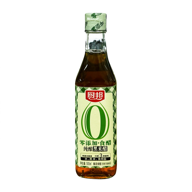 厨邦纯酿黑米醋   500ml/瓶 