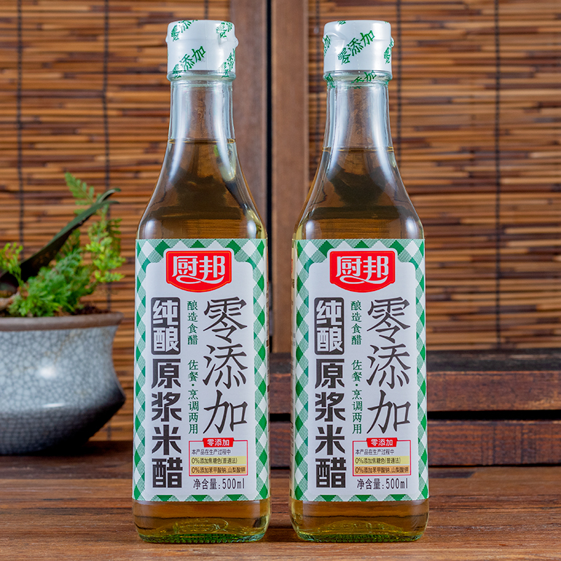 厨邦纯酿原浆米醋   500ml/瓶