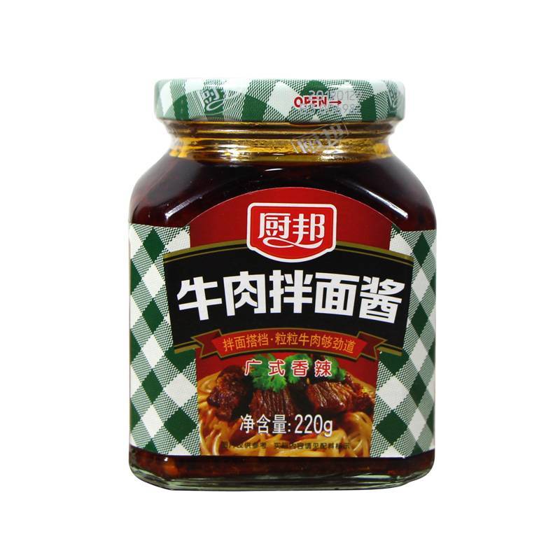 厨邦牛肉拌面酱  220g/瓶 