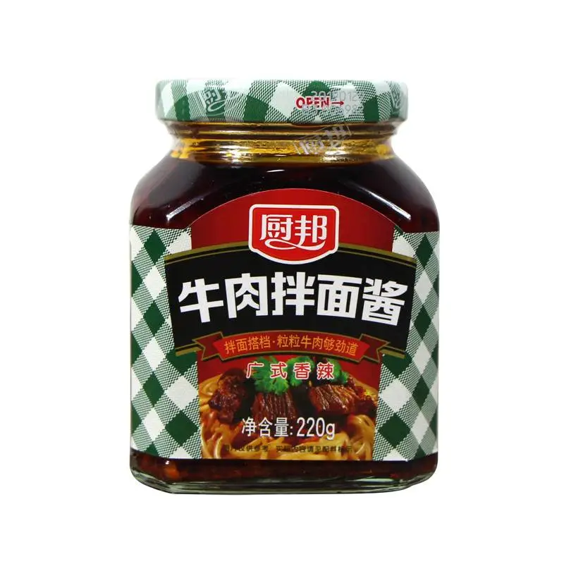 厨邦牛肉拌面酱  220g/瓶 