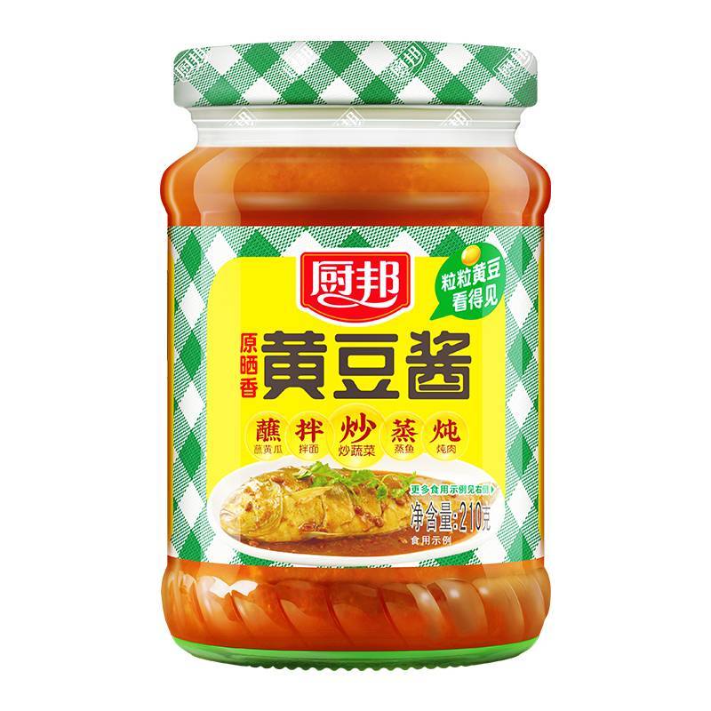 厨邦原晒香黄豆酱   210g/瓶