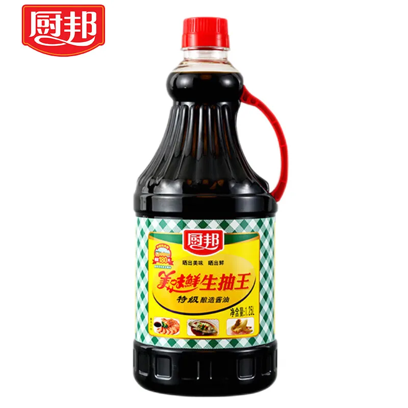 厨邦美味鲜生抽王   1.25L/瓶