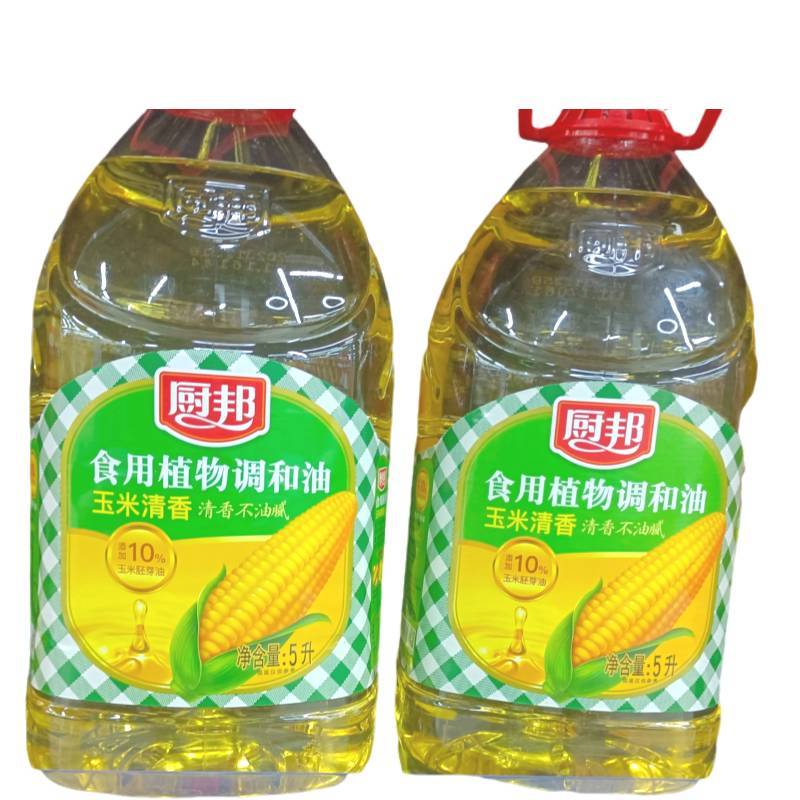 厨邦食用植物调和油   5L/桶(玉米清香）