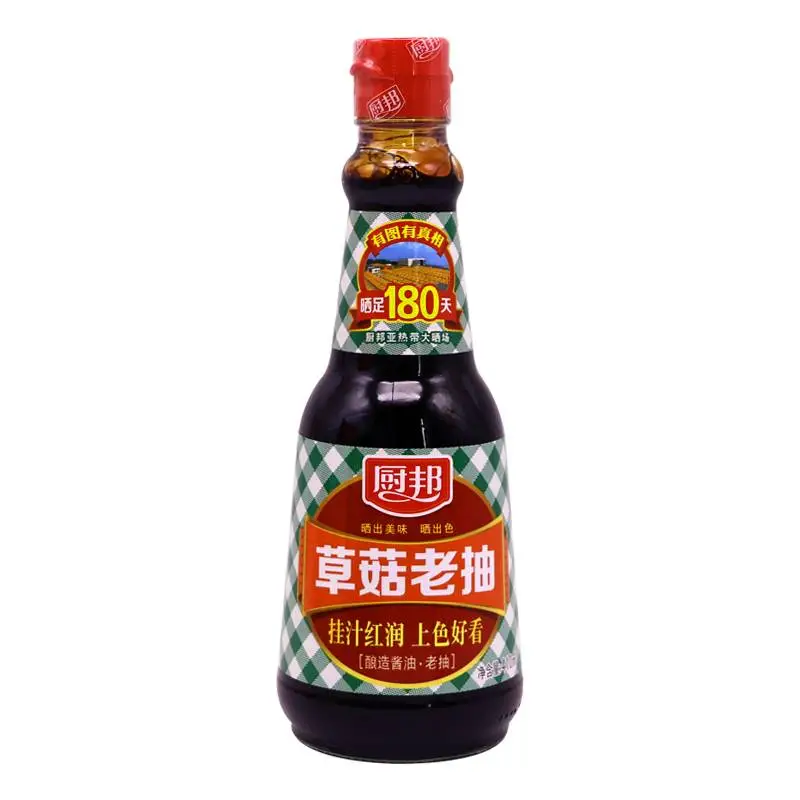 厨邦草菇老抽   410ml酱油调味/瓶